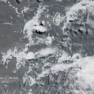 météo tropicale : Image satellite .