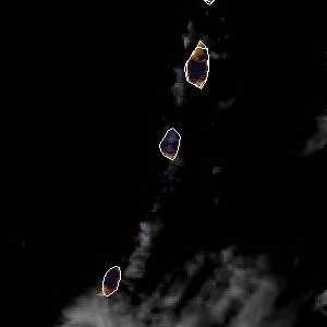 météo tropicale : Image satellite .