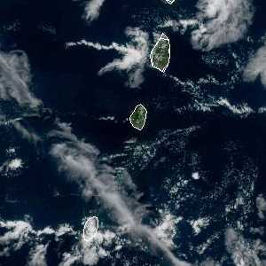 météo tropicale : Image satellite .