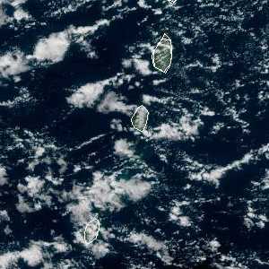 météo tropicale : Image satellite .