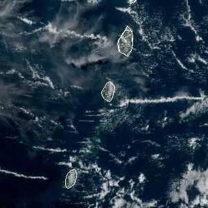 météo tropicale : Image satellite .