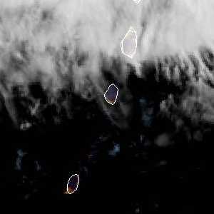 météo tropicale : Image satellite .
