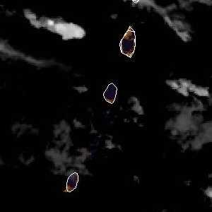 météo tropicale : Image satellite .
