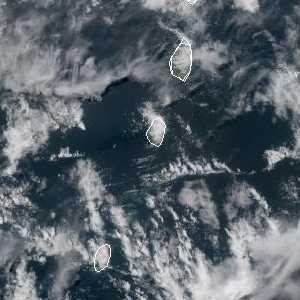 météo tropicale : Image satellite .