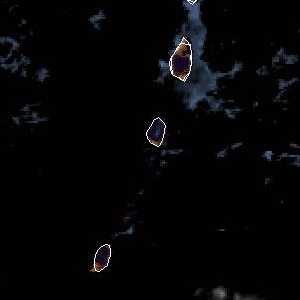 météo tropicale : Image satellite .