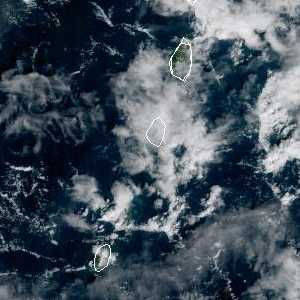 météo tropicale : Image satellite .