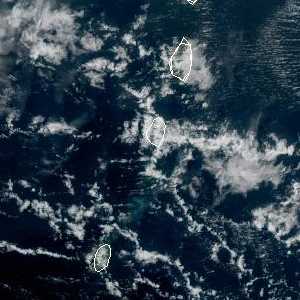 météo tropicale : Image satellite .