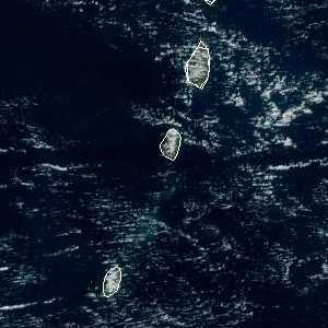 météo tropicale : Image satellite .