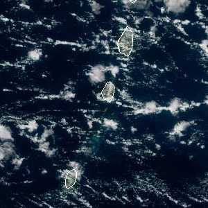 météo tropicale : Image satellite .