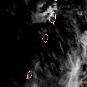 météo tropicale : Image satellite .