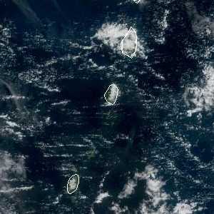 météo tropicale : Image satellite .