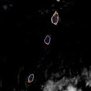 météo tropicale : Image satellite .