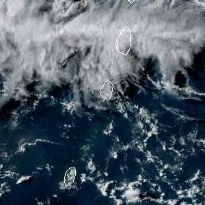 météo tropicale : Image satellite .