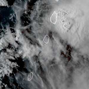 météo tropicale : Image satellite .