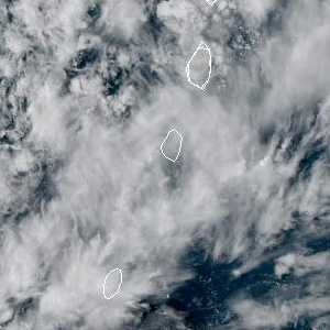 météo tropicale : Image satellite .