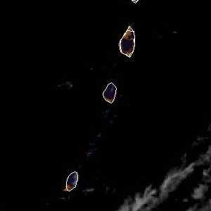 météo tropicale : Image satellite .