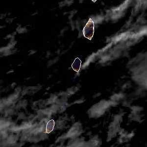 météo tropicale : Image satellite .