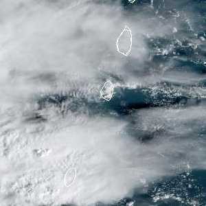 météo tropicale : Image satellite .