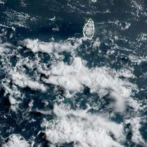 météo tropicale : Image satellite .