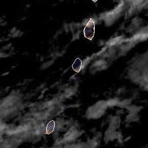 météo tropicale : Image satellite .