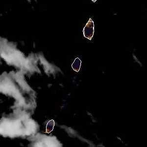 météo tropicale : Image satellite .