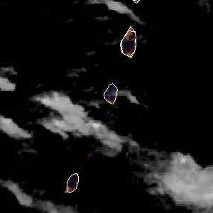 météo tropicale : Image satellite .