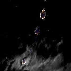 météo tropicale : Image satellite .