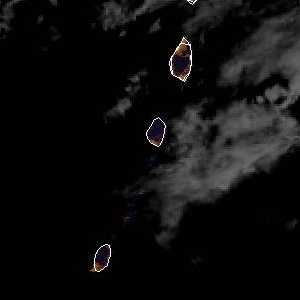 météo tropicale : Image satellite .
