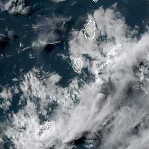 météo tropicale : Image satellite .