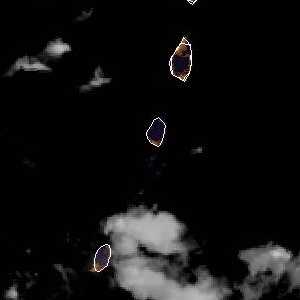 météo tropicale : Image satellite .