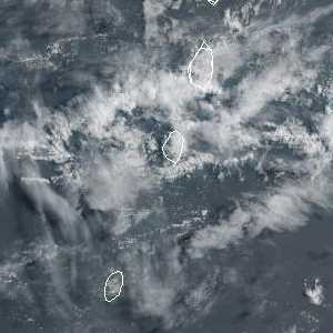 météo tropicale : Image satellite .