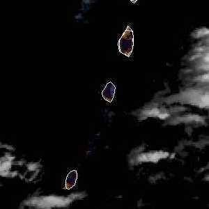 météo tropicale : Image satellite .
