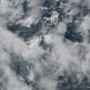 météo tropicale : Image satellite .