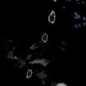 météo tropicale : Image satellite .