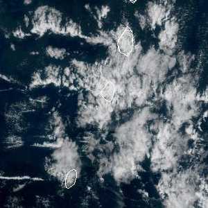 météo tropicale : Image satellite .