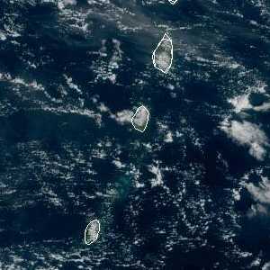 météo tropicale : Image satellite .