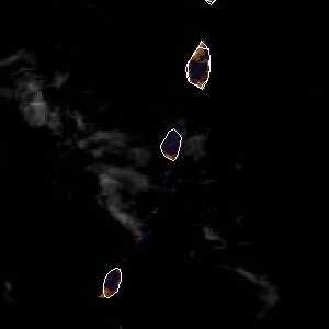 météo tropicale : Image satellite .