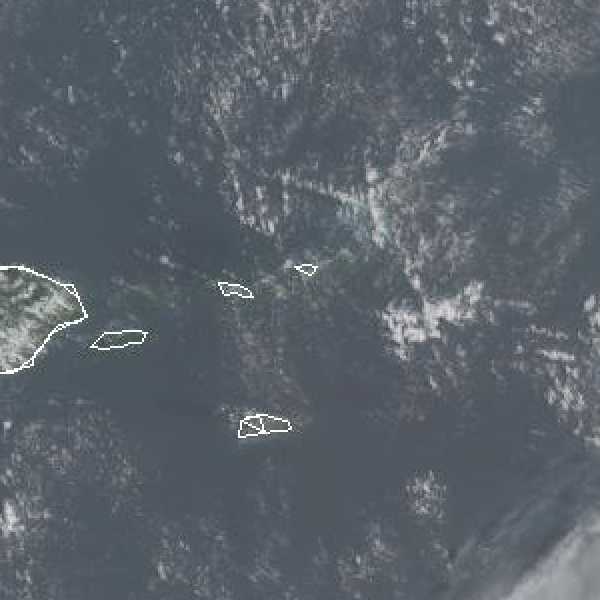 météo tropicale : Image satellite .