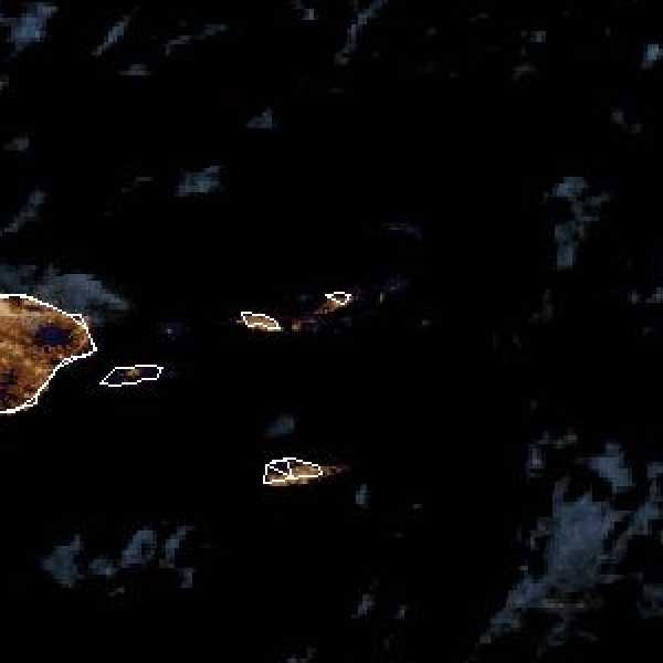 météo tropicale : Image satellite .