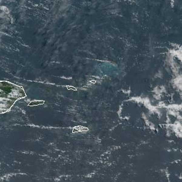 météo tropicale : Image satellite .