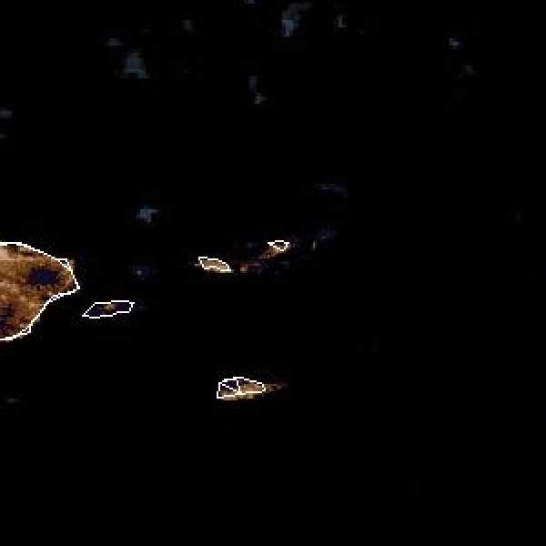 météo tropicale : Image satellite .