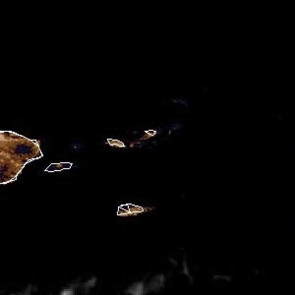 météo tropicale : Image satellite .