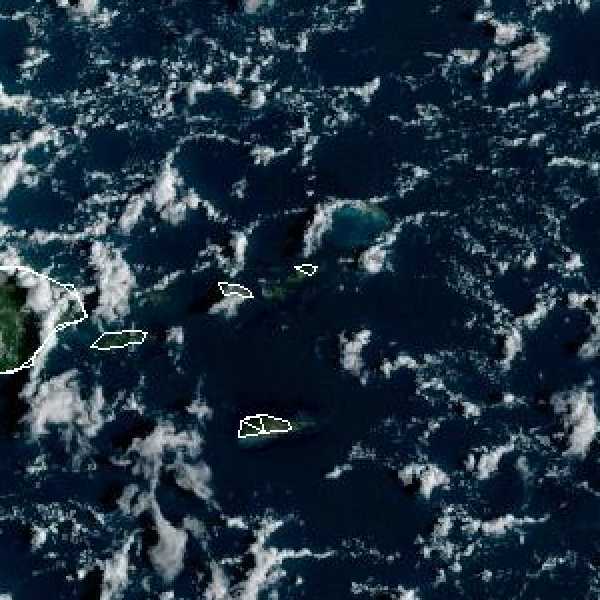 météo tropicale : Image satellite .