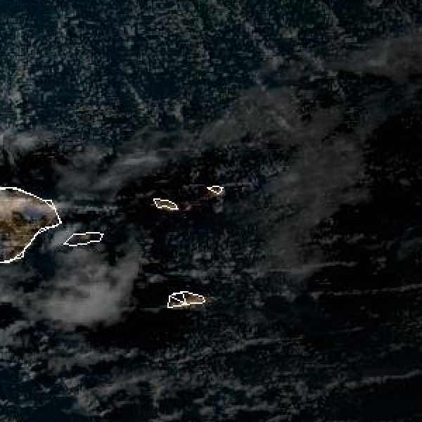 météo tropicale : Image satellite .