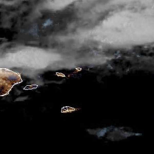 météo tropicale : Image satellite .