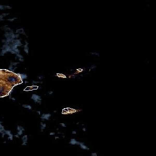 météo tropicale : Image satellite .