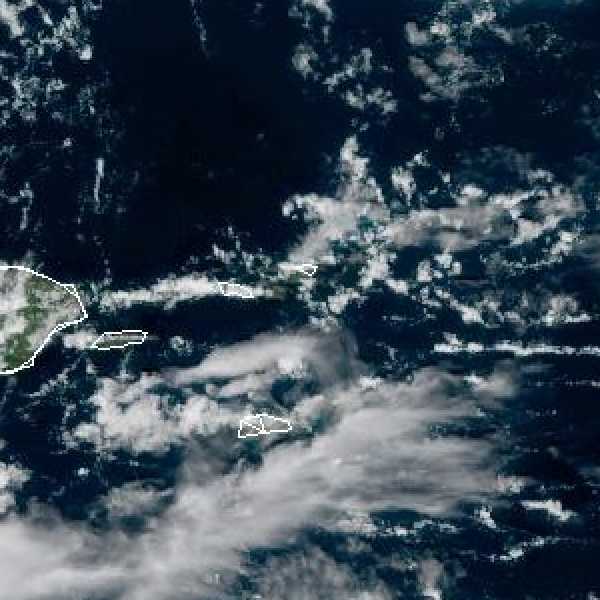 météo tropicale : Image satellite .
