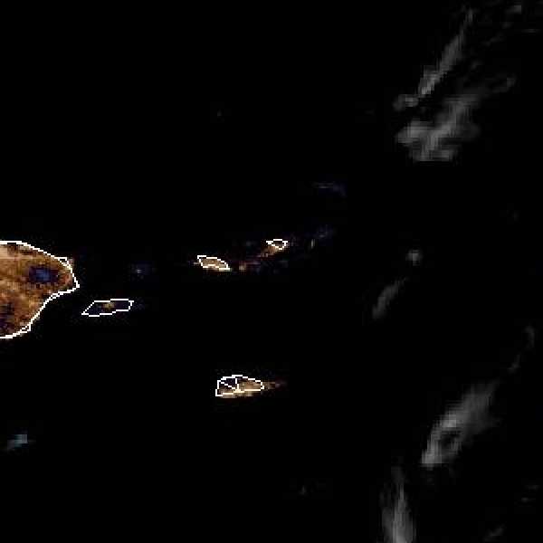 météo tropicale : Image satellite .