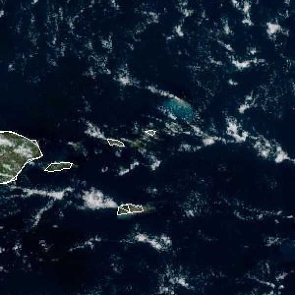 météo tropicale : Image satellite .