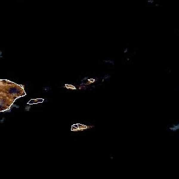 météo tropicale : Image satellite .